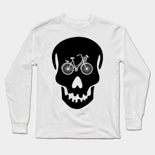 Bike cool skull Long Sleeve T-Shirt